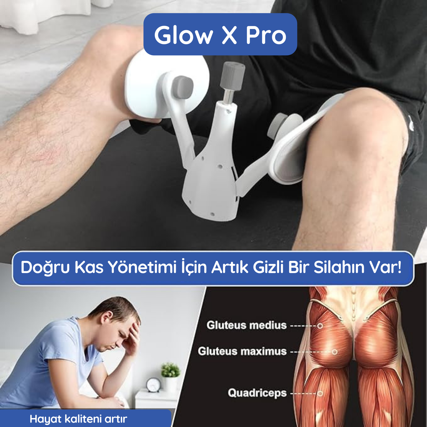 Pelvik Kas Egzersiz Aleti – Kontrollü ve Gizli Egzersiz Rutini™