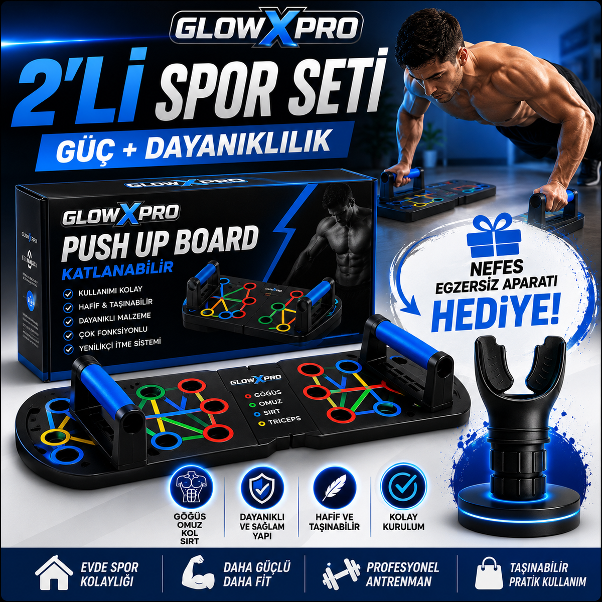 Glow X Pro - Antrenman Tahtası